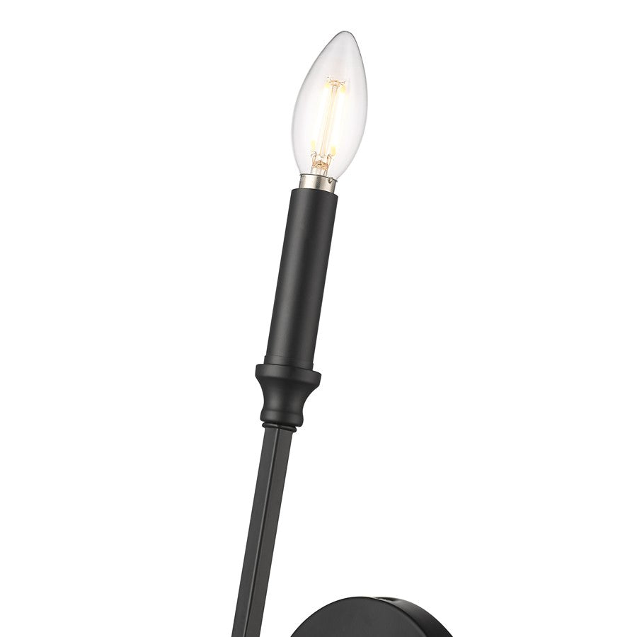 Millennium Lighting Azara 1Lt 12" Wall Sconce, Black