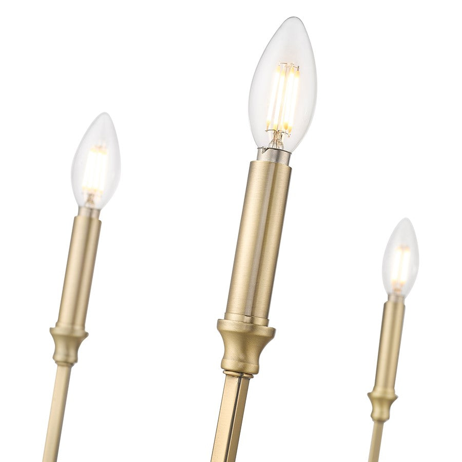 Millennium Lighting Azara 5Lt 28" Chandelier, Vintage Brass