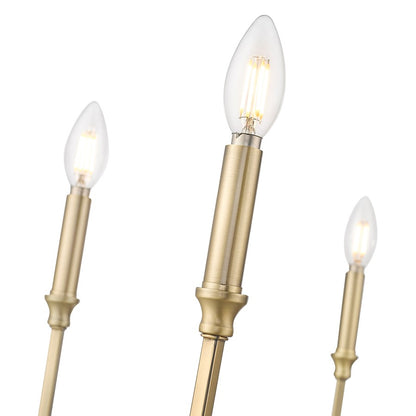 Millennium Lighting Azara 5Lt 28" Chandelier, Vintage Brass