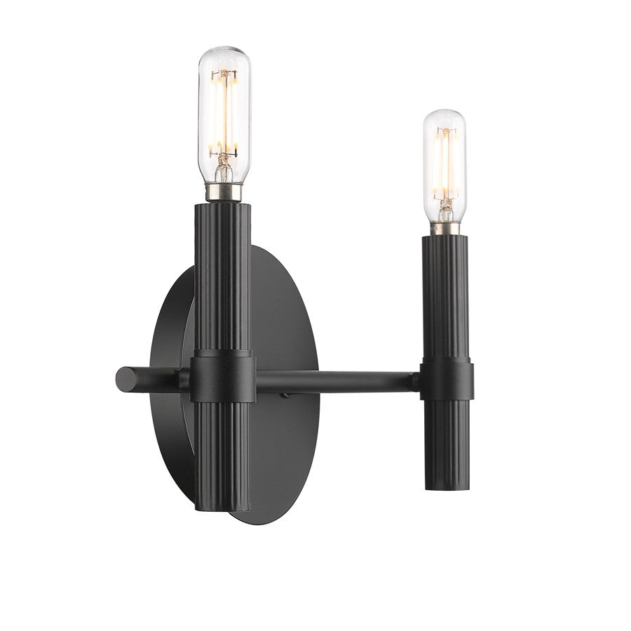 Millennium Lighting Skyva 2Lt 6" Vanity, Black