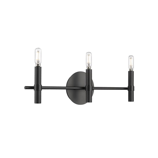 Millennium Lighting Skyva 3Lt 6" Vanity, Black - 25603-MB