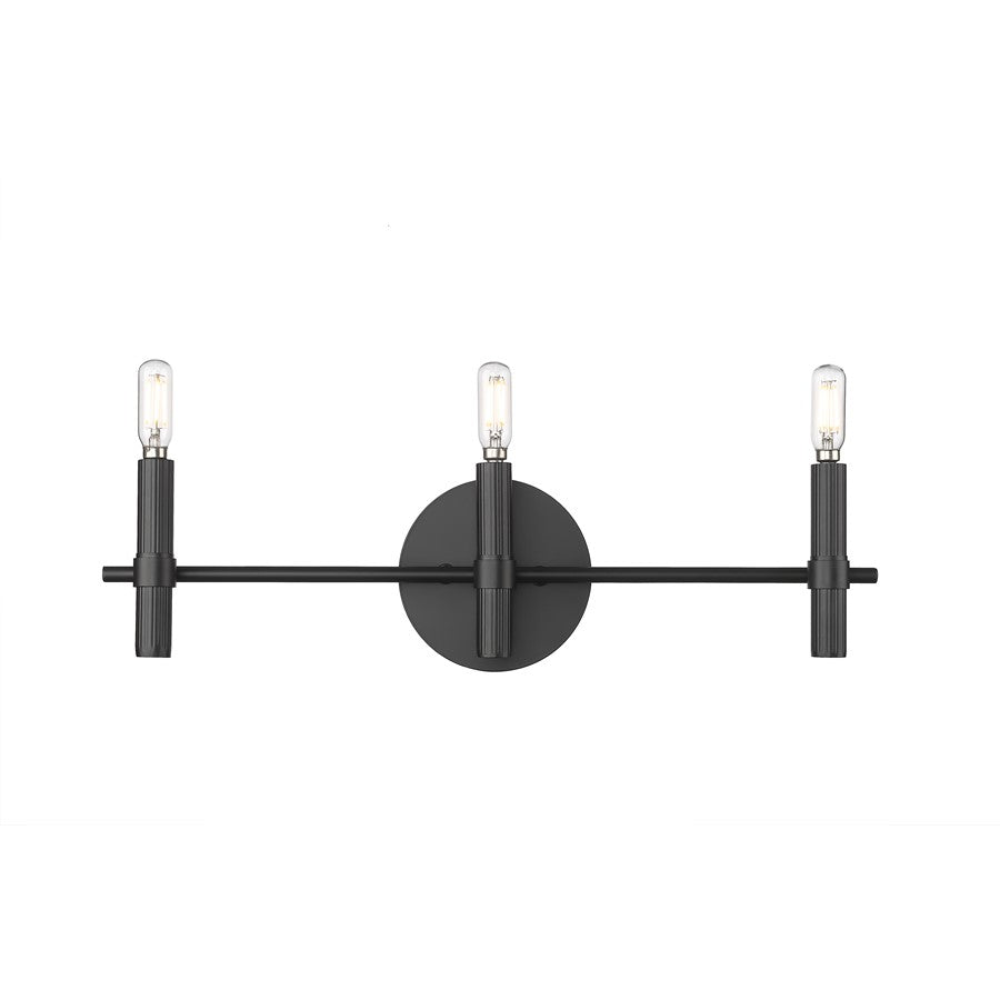Millennium Lighting Skyva 3Lt 6" Vanity, Black