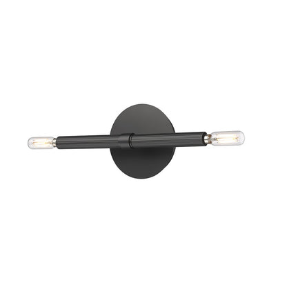 Millennium Lighting Skyva 2Lt 6" Wall Sconce, Black - 25702-MB