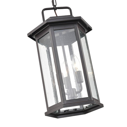 Millennium Lighting Ellis 3 Light Outdoor Hanging Lantern