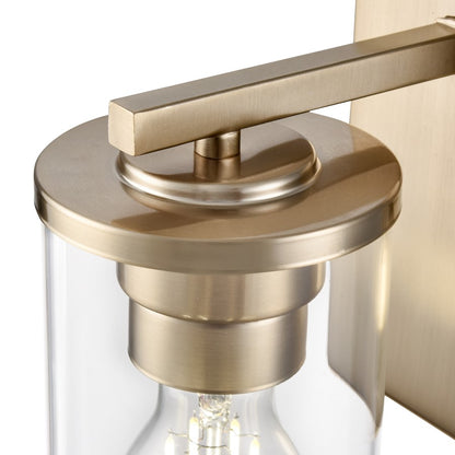 Millennium Lighting Verlana 1Lt 5" Wall Sconce, Modern Gold/Clear