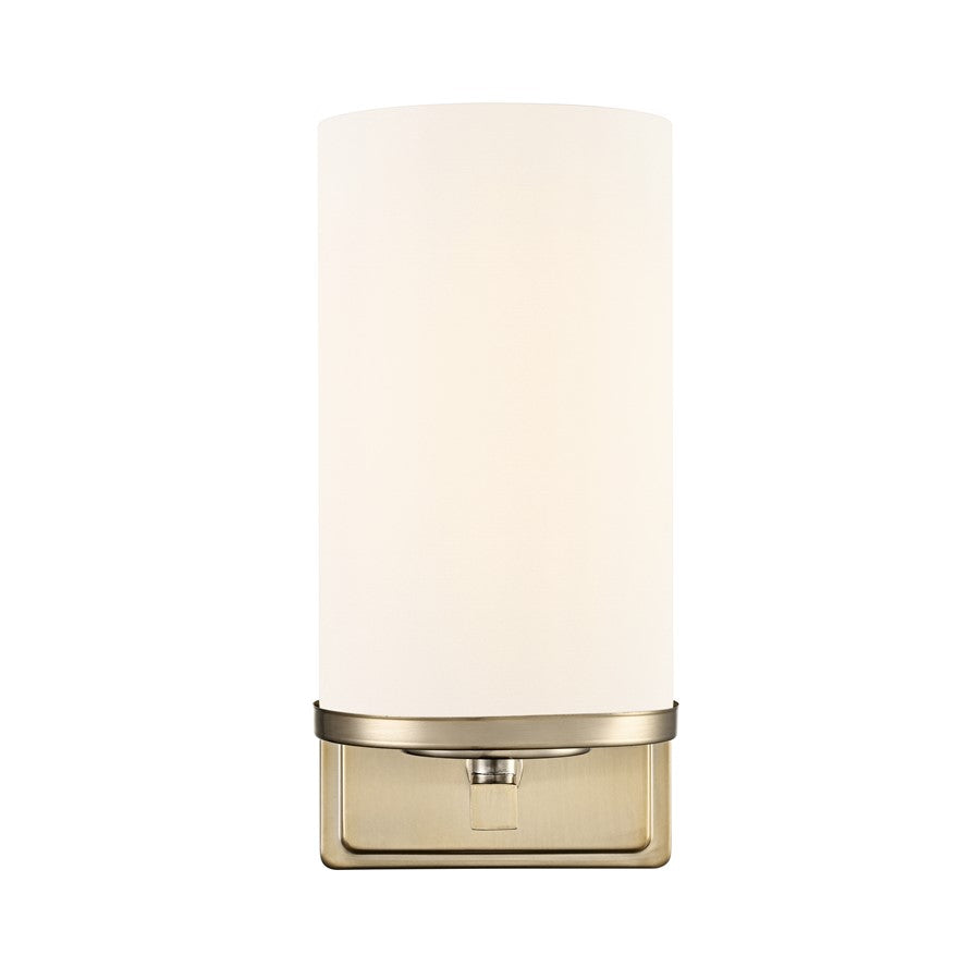 Millennium Verlana 8.75" High 1Lt Wall Sconce, Gold/Etched White