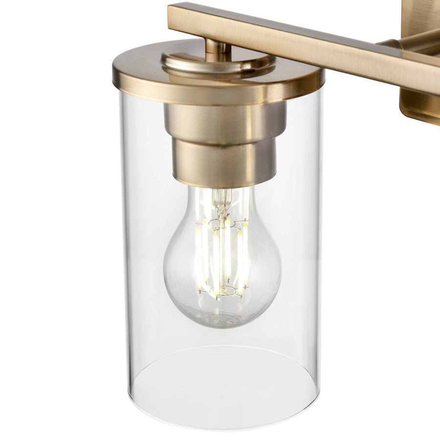 Millennium Lighting Verlana 2Lt 14" Vanity, Modern Gold/Clear