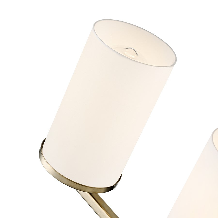 Millennium Lighting Verlana 27.75" 4Lt Vanity, Gold/Etched White