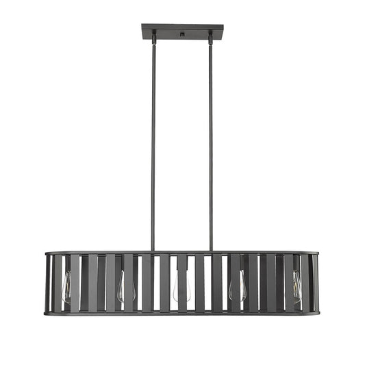 Millennium Lighting Stella 5Lt Chandelier, Black - 27105-MB