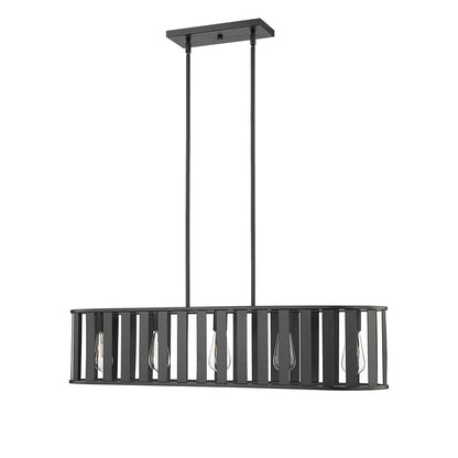 Millennium Lighting Stella 5Lt Chandelier, Black