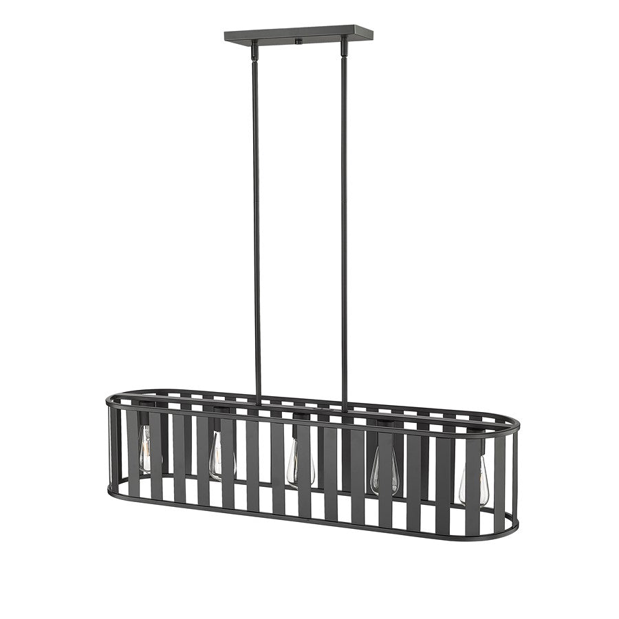 Millennium Lighting Stella 5Lt Chandelier, Black