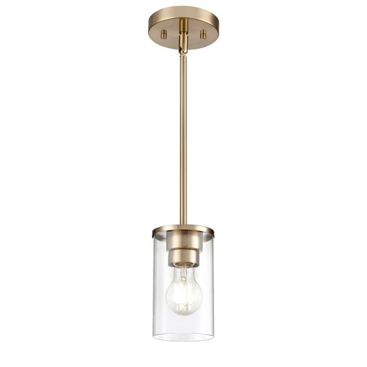 Millennium Lighting Verlana 1Lt 5" Pendant, Modern Gold/Clear - 2711-MG