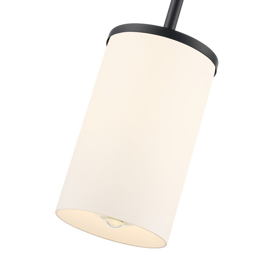 Millennium Lighting Verlana 5" 1Lt Mini Pendant, Black/Etched White