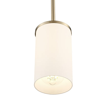 Millennium Lighting Verlana 5" 1Lt Mini Pendant, Gold/Etched White