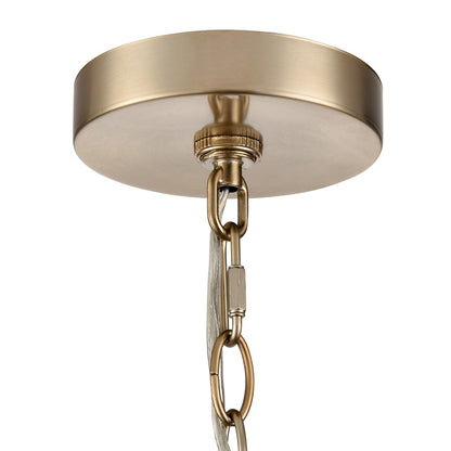 Millennium Lighting Verlana 5Lt 24" Chandelier, Modern Gold/Clear