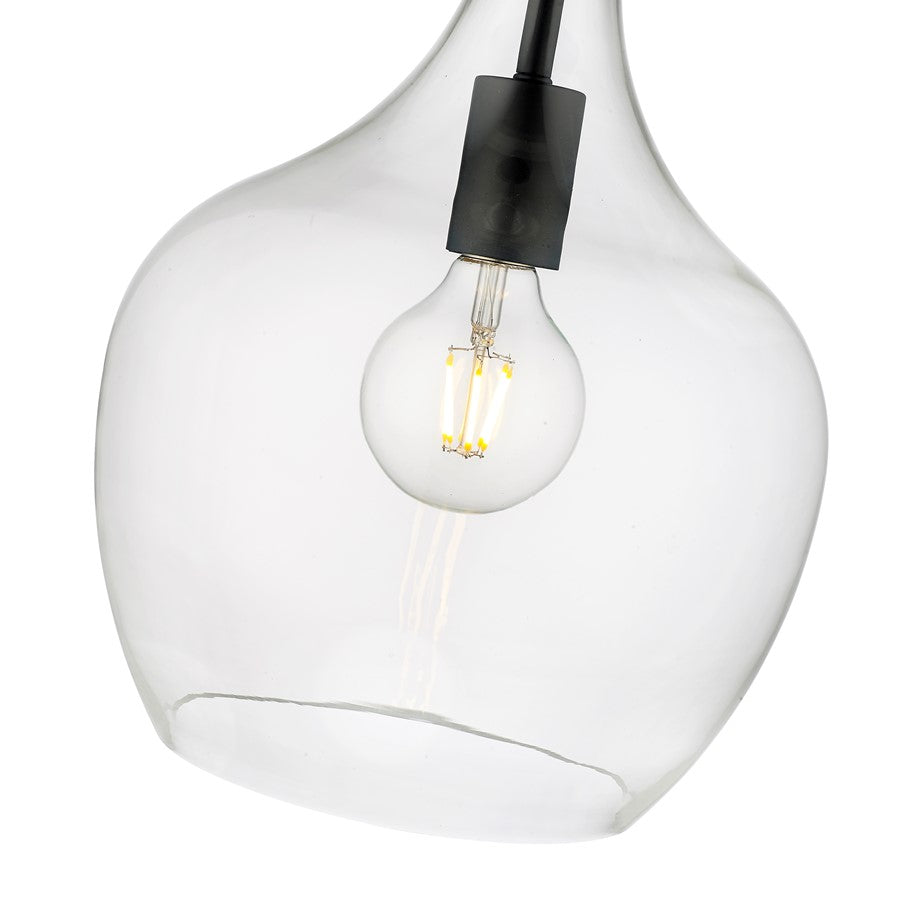 Millennium Lighting Lamara 1Lt 15" Pendant, Black