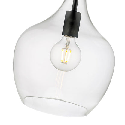 Millennium Lighting Lamara 1Lt 15" Pendant, Black