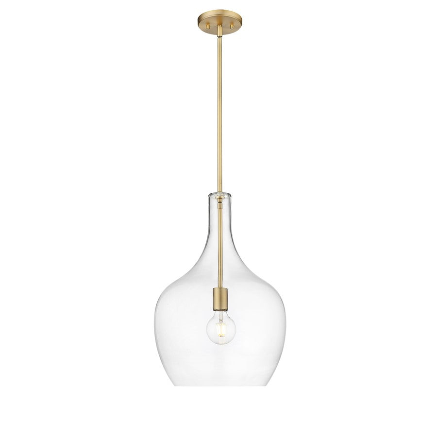 Millennium Lighting Lamara 1Lt 22" Pendant, Vintage Brass - 28501-VB