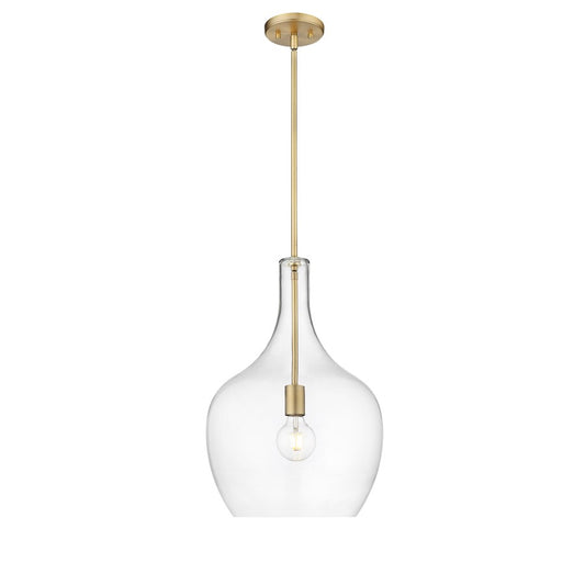 Millennium Lighting Lamara 1Lt 22" Pendant, Vintage Brass - 28501-VB