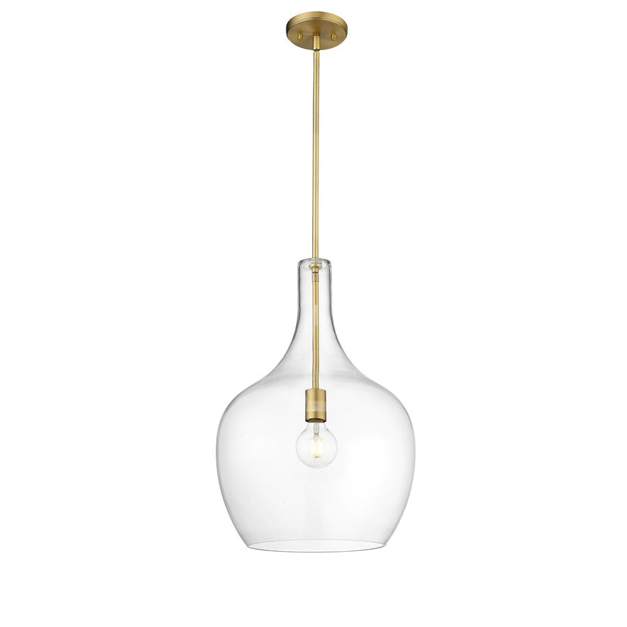 Millennium Lighting Lamara 1Lt 22" Pendant, Vintage Brass