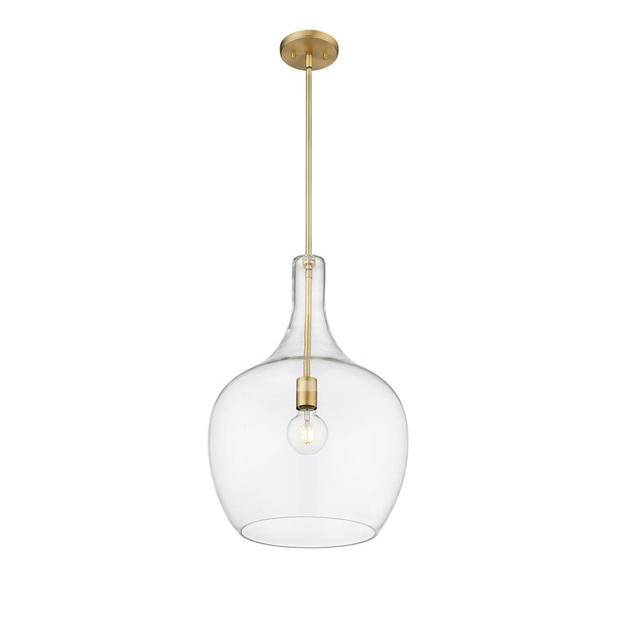 Millennium Lighting Lamara 1Lt 22" Pendant, Vintage Brass
