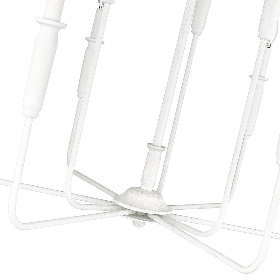 Millennium Lighting Savanne 9Lt Chandelier, Textured White