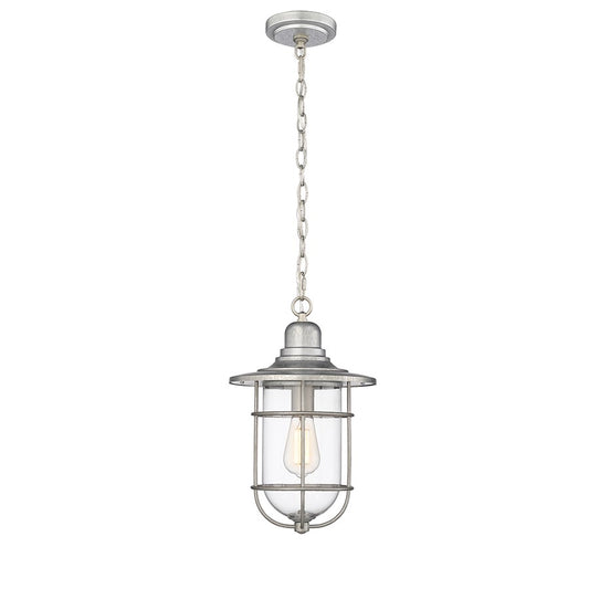 Millennium Lighting 1 Light Outdoor Pendant, Galvanized - 2932-GA
