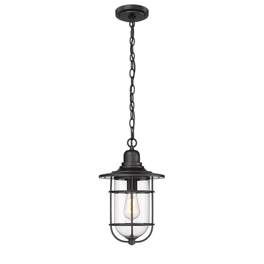 Millennium Lighting 1Lt Outdoor Hanging Lantern, Black - 2932-PBK
