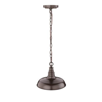 Millennium Lighting Milltown 1Lt Outdoor Pendant, Coated Bronze