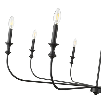 Millennium Lighting Savanne 8Lt Chandelier, Black
