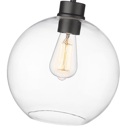 Millennium Lighting Basin 1Lt Outdoor Hanging Pendant, Black