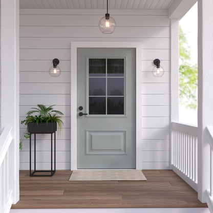 Millennium Lighting Basin 1Lt Outdoor Hanging Pendant, Black