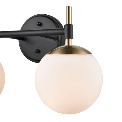 Bathroom Vanity Light, Opal Glass
