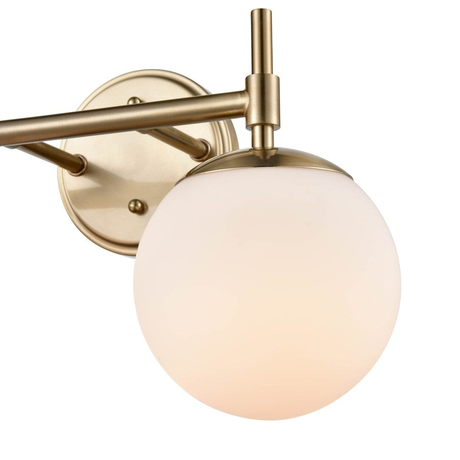 Bathroom Vanity Light, Opal Glass