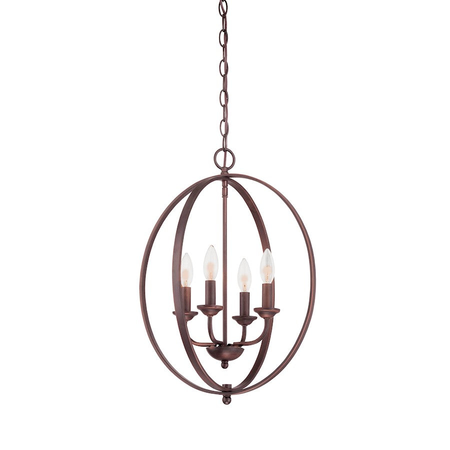 Pendant, Rubbed Bronze