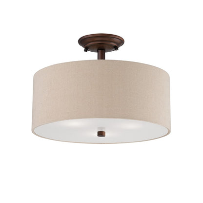 Millennium Lighting Jackson 3-Light Semi-Flush Mount