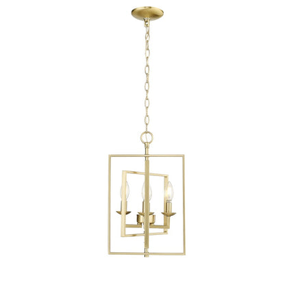 Millennium Lighting Nellis 4Lt 18" Pendant, Modern Gold - 3230-MG
