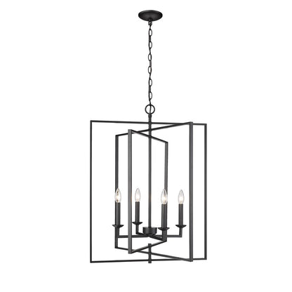 Millennium Lighting Nellis 4Lt 31" Pendant, Black - 3232-MB