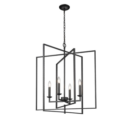Millennium Lighting Nellis 4Lt 31" Pendant, Black
