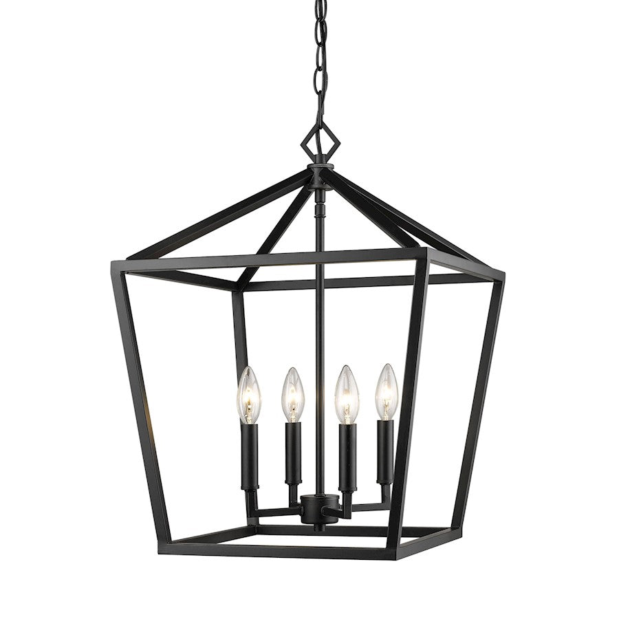 4 Light Pendant, 24'