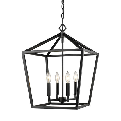 4 Light Pendant, 24'