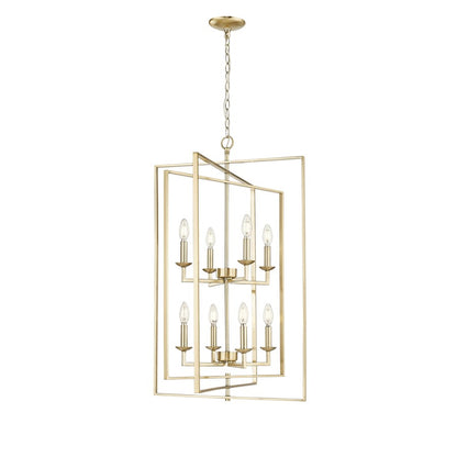 Millennium Lighting Nellis 8Lt Pendant, Modern Gold