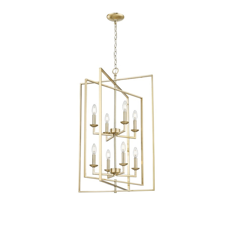 Millennium Lighting Nellis 8Lt Pendant, Modern Gold