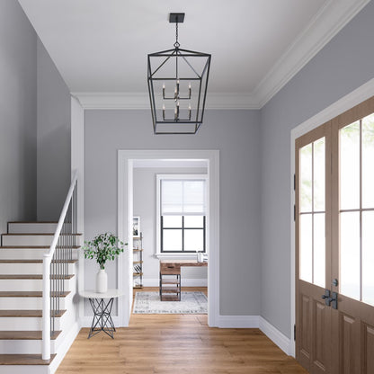 Millennium Lighting Corona 8Lt Pendant, Black