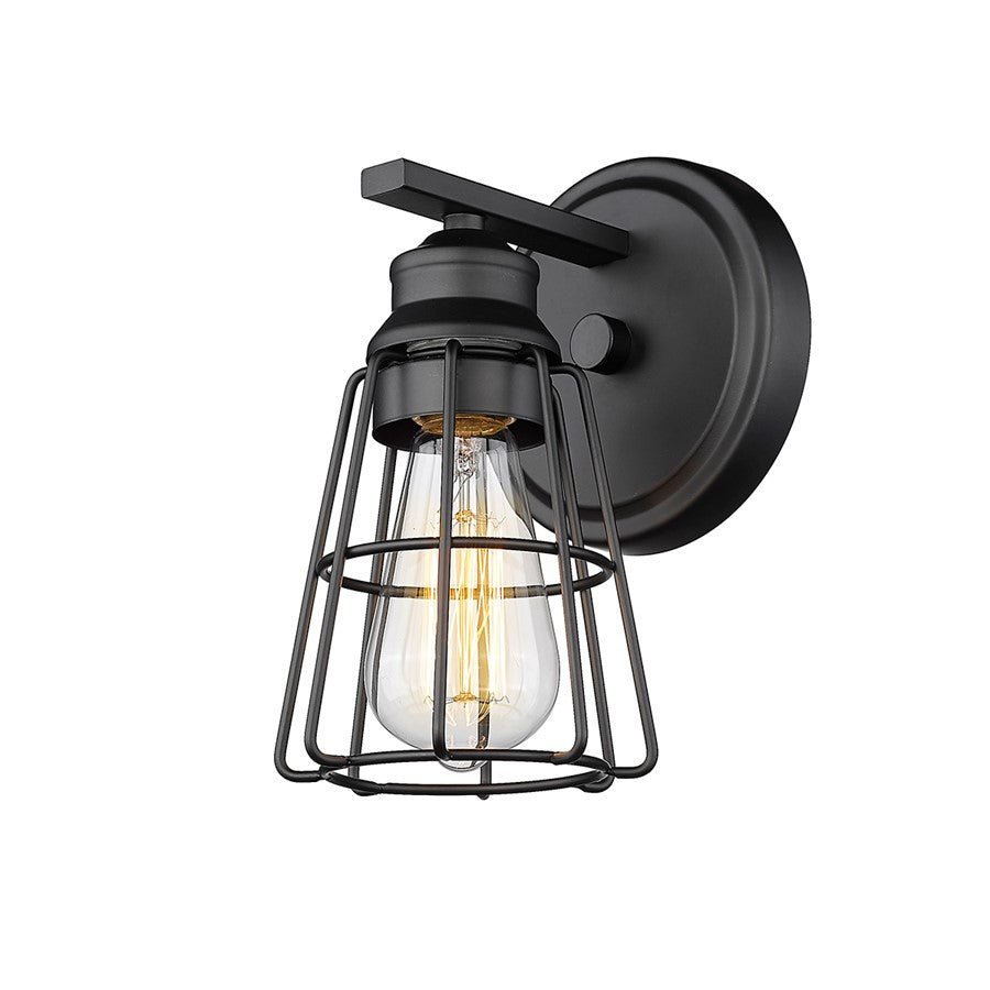 Millennium Lighting 1Lt 9" Wall Sconce, Black