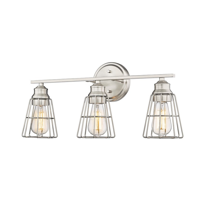 Millennium Lighting 3Lt Vanity, Brushed Nickel