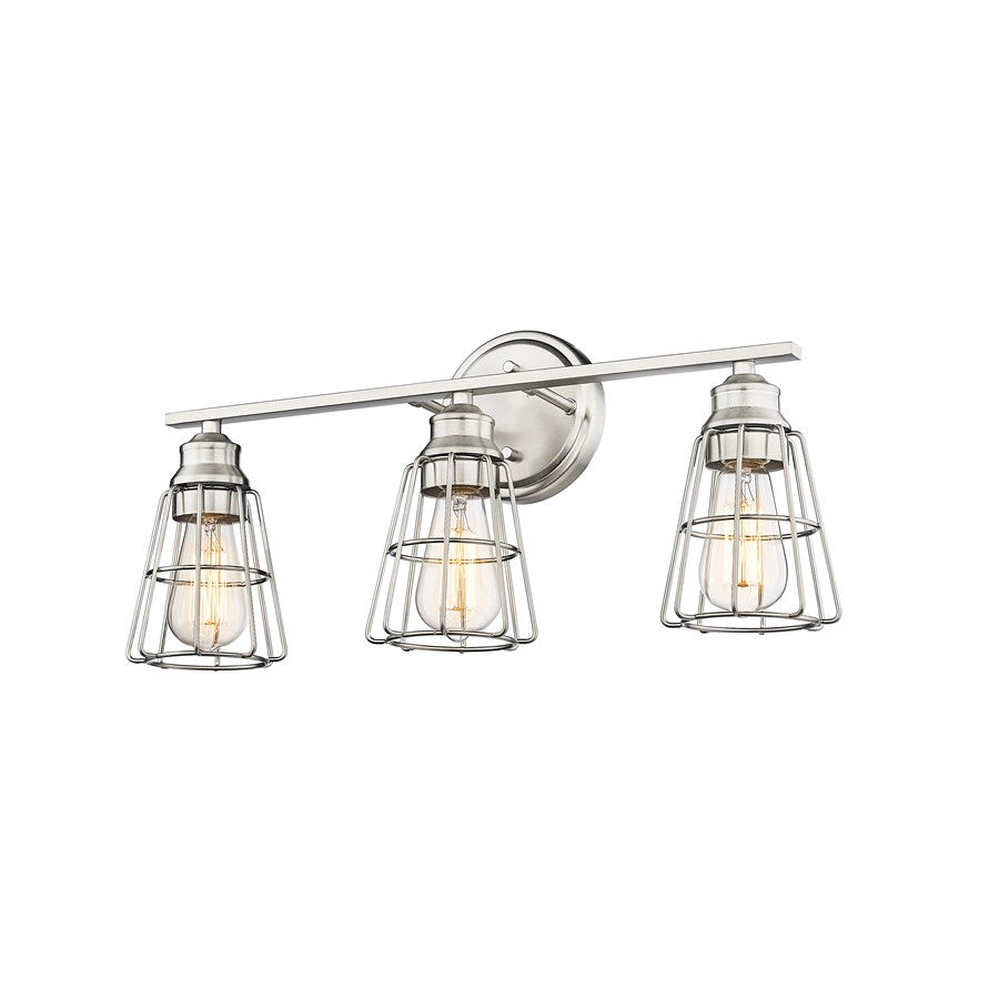 Millennium Lighting 3Lt Vanity, Brushed Nickel