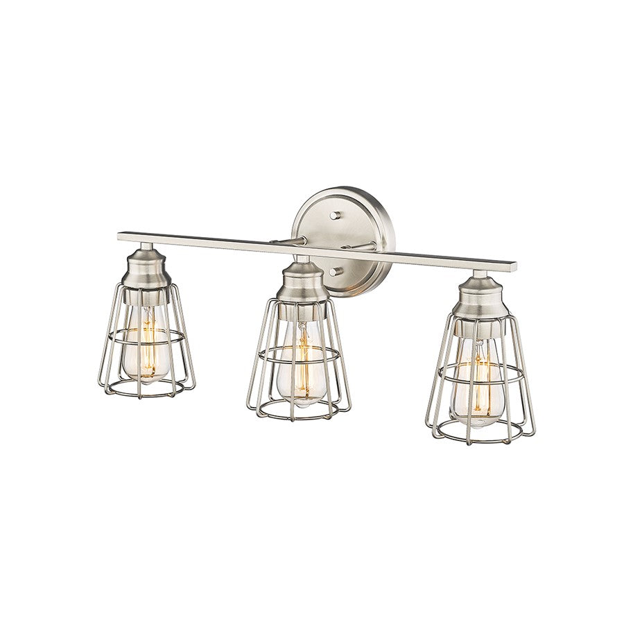 Millennium Lighting 3Lt Vanity, Brushed Nickel