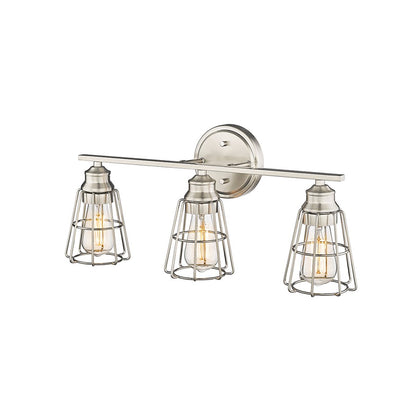 Millennium Lighting 3Lt Vanity, Brushed Nickel