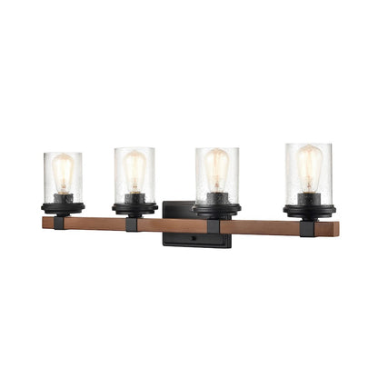 Bathroom Vanity Light, Matte Black
